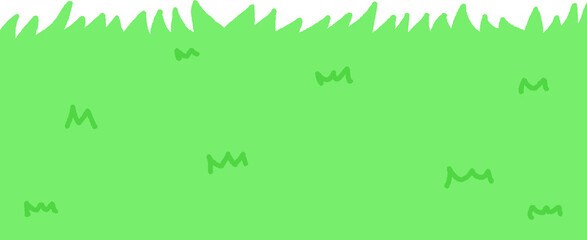 Grass Strip Illustration PNG