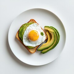 Avocado Toast with Fried Egg