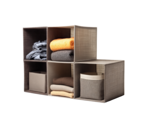 Modern storage cubes for organizing home essentials with style