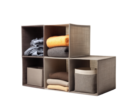 Modern storage cubes for organizing home essentials with style