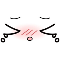 Cartoon face character