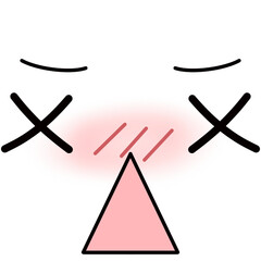 Cartoon face character