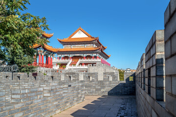 Ancient city gate in Qujing, Yunnan, China