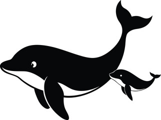 vector illustration of a cartoon deer