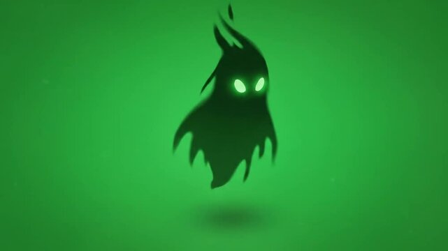 Ghost Green Screen Halloween Spooky Animation