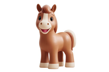 Naklejka premium Cartoon Standing Horse