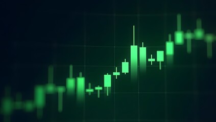 A dynamic, ultra-realistic digital composition symbolizing bull market growth, featuring green arrows, charts, and financial elements in a clean, futuristic style. AI-Generated.

