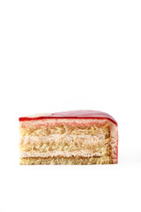 Indulge in a Delicious Layered Cake with Glaze and a