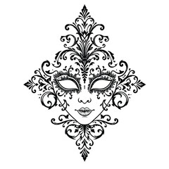 Baroque Masquerade Elegance