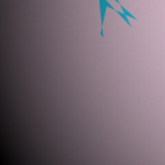 Abstract Teal Geometric Shapes Against a Gradient Background, Evoking a Sense of Movement and Dynamic Energy.