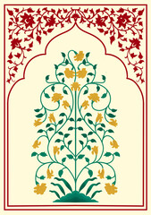 Mughal art architecture wallpaper design © dinesh