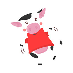 png farm animal design with sweet cartoon cow drawing isolated on black background dairy peaceful milk traditional boy vector religion 2021

