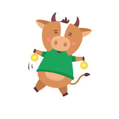 png vintage farm animal banner with peaceful cow drawing isolated milk agriculture asian bull religious art graphic new year photo mask template

