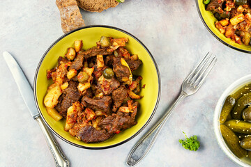 Tatar meat azu.