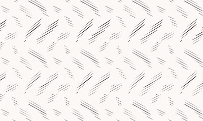 Abstract Scattered Lines: Hand-Drawn Seamless Pattern