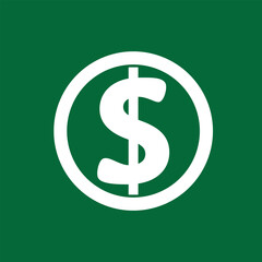 dollar money vector,dollar currency,dollar money symbol green and white