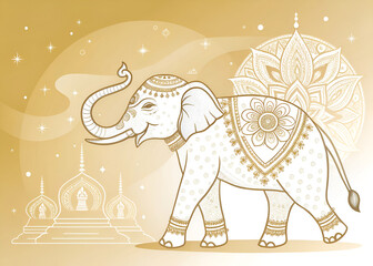 Fototapeta premium Chang Phueak Elegance