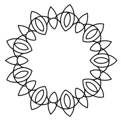 vector illustration of a flower