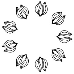 Fototapeta premium vector illustration of a flower