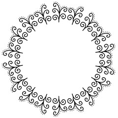 round frame for your text