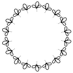 round frame for your text