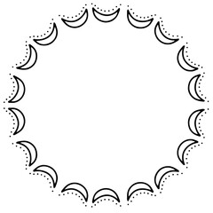 frame with floral ornament