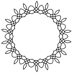 round lace frame