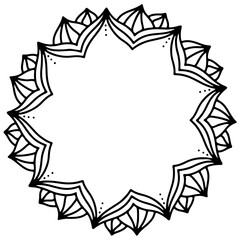 vector illustration of a decorative frame