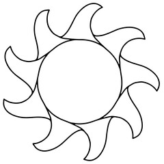 vector illustration of a circle