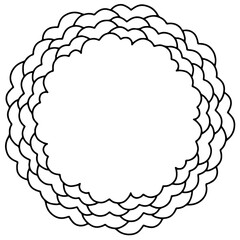 abstract circle pattern
