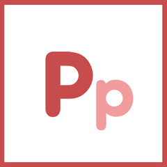 Alphabet and Letter P