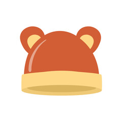 Obraz premium png cold weather clothing set for children with knit cap warm accessory cartoon graphic isolated cute design hat cotton fabric season illustration