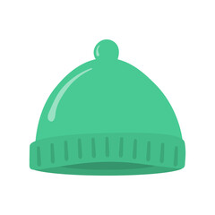 png stylish cartoon baby hat and scarf with pom-pom winter clothes knit up colourful wool cotton fabric children fashion illustration vector set

