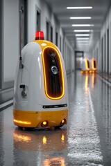 Intelligent disinfectant robot uses ai for virus detection and infection prevention in hospitals