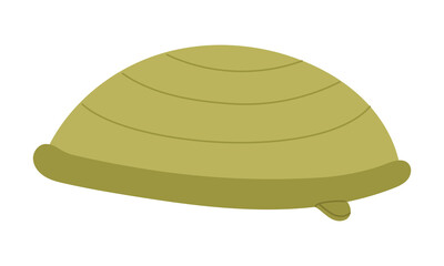 Balancing hemisphere for training. Sports equipment, fitness. Flat color isolated. It is suitable for applications, websites, blogs about training, yoga, health, rehabilitation and an active lifestyle