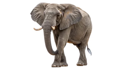 Fototapete Elefant African  Bush elephant isolated on transparent background  © Hanna