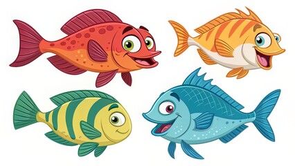 Fototapeta premium Geometric Black Tuna Graphic with Linear Modern Design Elements