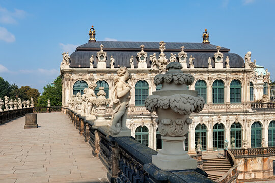 Architectural elegance of Zwinger Palace in Dresden