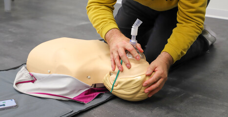 first aid course - company safety - cardiac massage - Basic Life Support