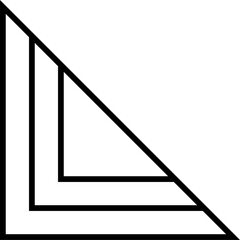 Set of Triangle shapes. Design decoration