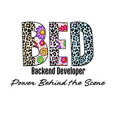 Colorful Leopard Print and Floral Design 