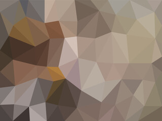 Earth-Tone Polygon Abstract Background