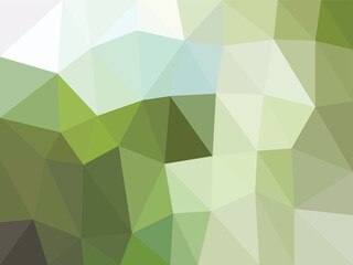 Polygonal Abstract Green Gradient Background