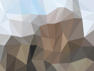 Neutral Polygon Abstract Background in Earth Tones