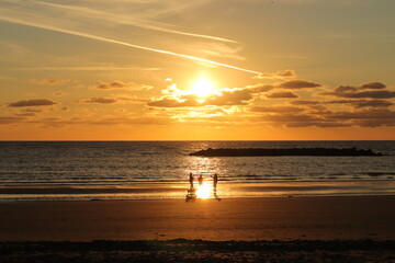 People in the sunset