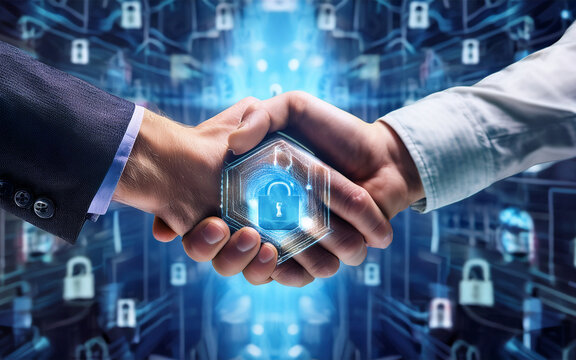 Cerrar un trato, amigos, trabajo, tecnolog&iacute;a, negocio, negociar, ciberseguridad, tecnolog&iacute;a, aplicaciones, empresa