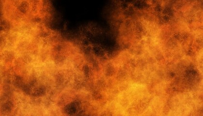 Burning flame. Abstract illustration drawn on tablet, used as background.