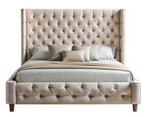 bed frame with front view