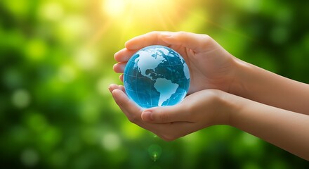 Person Typing on Laptop with Digital Interface Overlay for Business Data Analysis and Project Management Applications