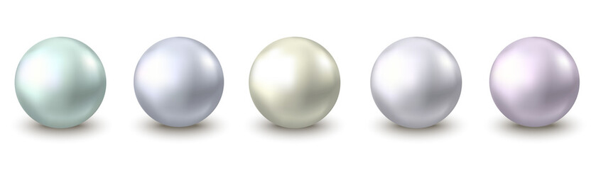 Shiny silver, green metal bubble.